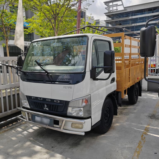 2015 FUSO FE71PB8SRDG1 10ft Wooden Cargo with Canvas