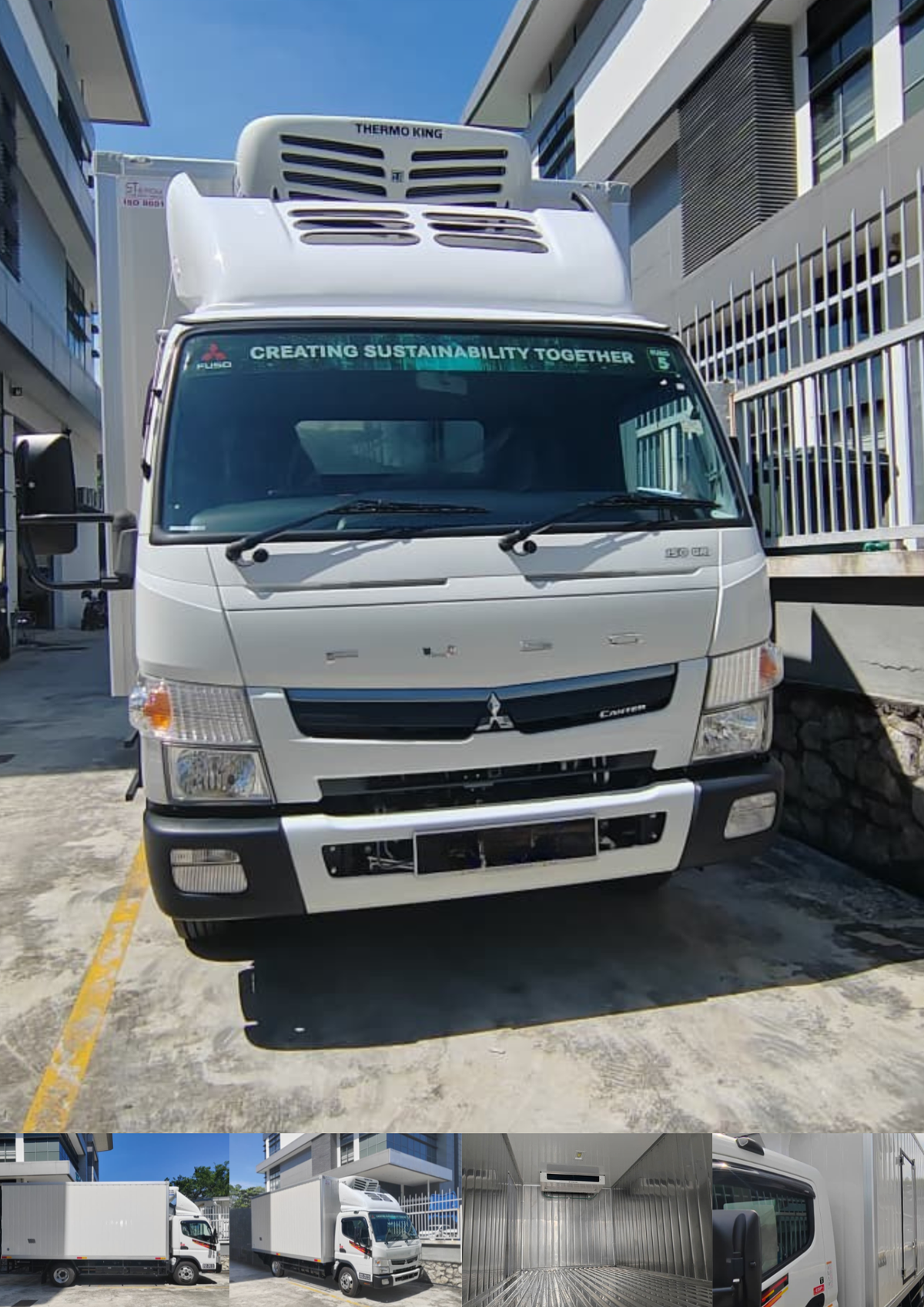 2026 Mitsubishi FUSO 17ft Refrigerated Box Stainless Steel Panel wall | EZadlori MY