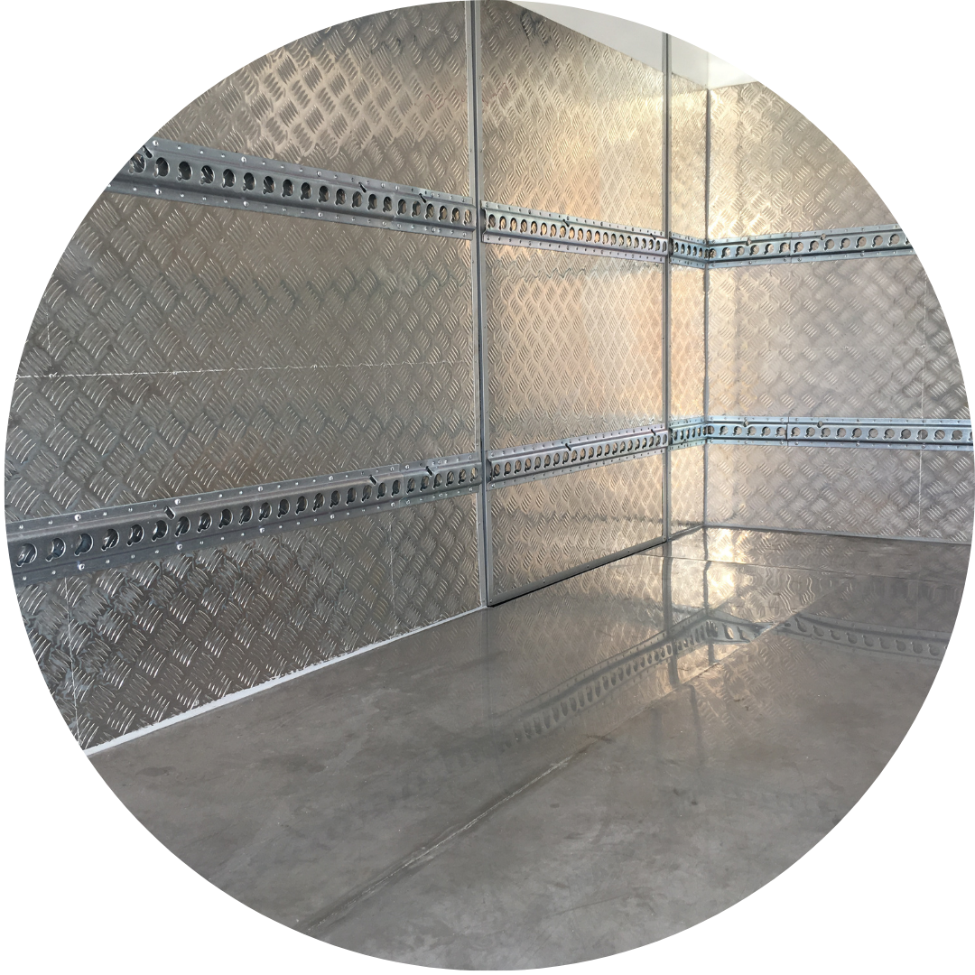 Aluminium Chequered Plate Inner Wall