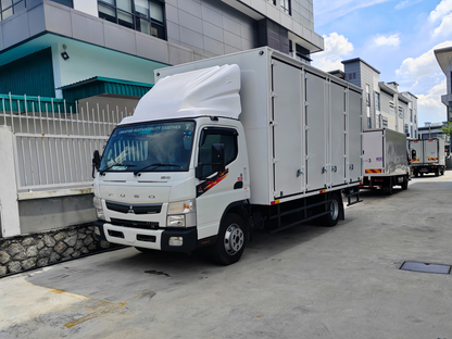 2025 Mitsubishi FUSO 150GR 17ft Aluminium Box All-doors with Tail-lift