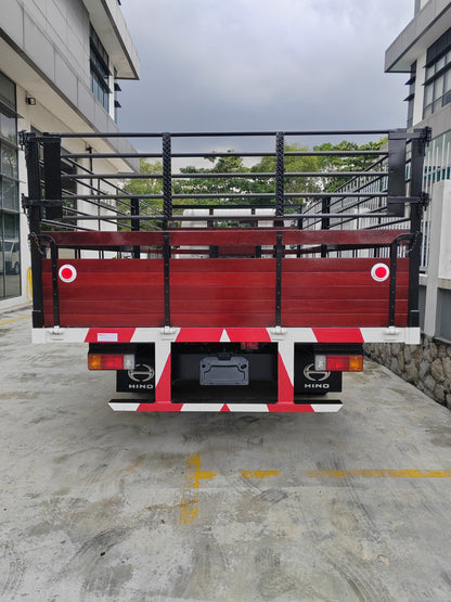 2026 HINO XZC730R 18ft Wooden Cargo Steel Railings Mild Steel Floorboard