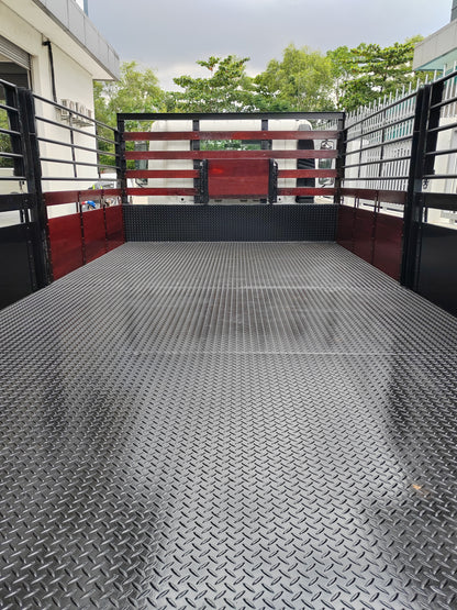 2026 HINO XZC730R 18ft Wooden Cargo Steel Railings Mild Steel Floorboard