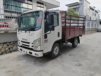 2025 ISUZU NLR Pro 10ft Wooden Cargo with Canvas + Frame