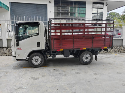 2025 ISUZU NLR Pro 10ft Wooden Cargo with Canvas + Frame