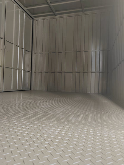 2025 Mitsubishi FUSO 19ft Corrugated / Container Box Bonded Black Painted