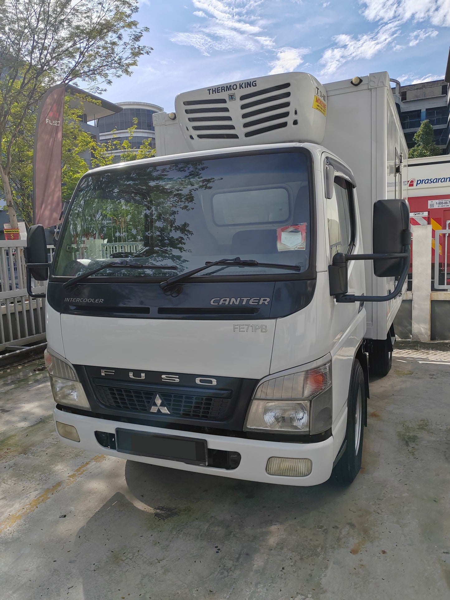 2016 MITSUBISHI FUSO FE71PB8SRDG1 Refrigerated Box 10ft