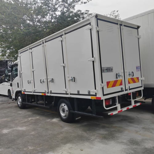 2026 ISUZU NLR PRO NLR77UEE 14.5ft Aluminium Box 4 Left Doors