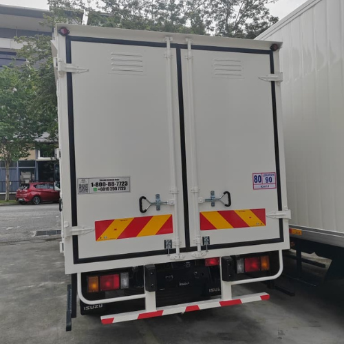 2026 ISUZU NLR PRO NLR77UEE 14.5ft Aluminium Box 4 Left Doors