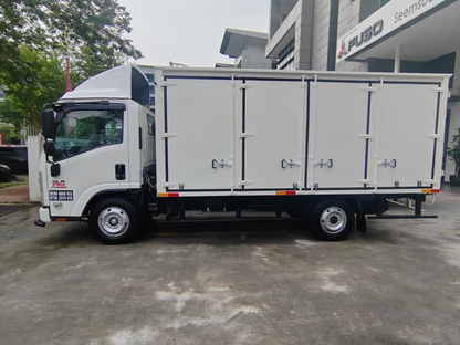 2026 ISUZU NLR PRO NLR77UEE 14.5ft Aluminium Box 4 Left Doors