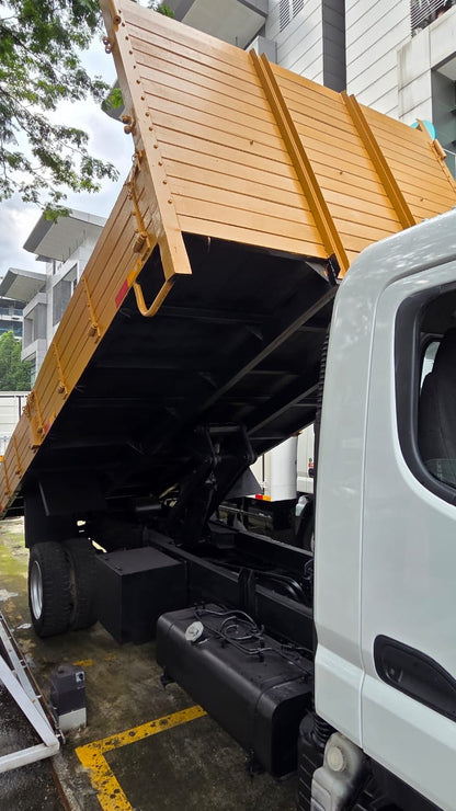 2017 MITSUBISHI FUSO FE83PG Wooden tipper 14.6ft (BDM5000kg)