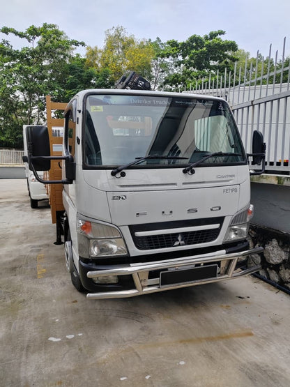 2017 MITSUBISHI FUSO FE71PB8SRDG3 Wooden Body 10' 3" & Crane