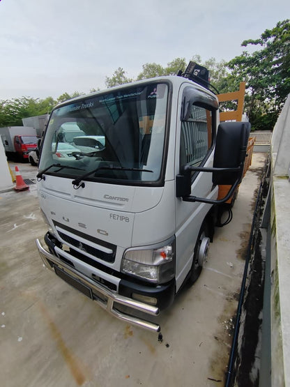 2017 MITSUBISHI FUSO FE71PB8SRDG3 Wooden Body 10' 3" & Crane
