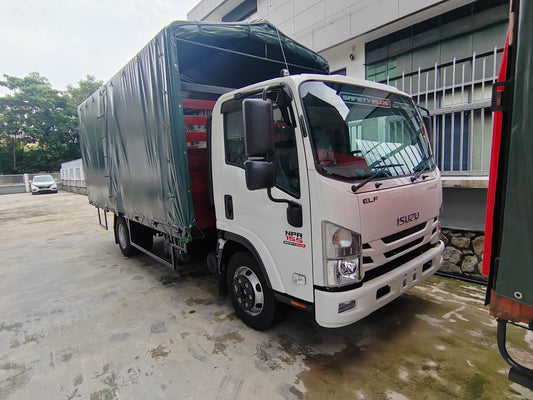 ISUZU NPR155 17ft Wooden Cargo with Canvas by EZadlori MY