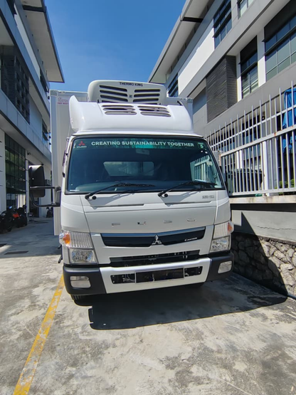 2026 Mitsubishi FUSO 17ft Refrigerated Box Stainless Steel Panel wall by EZadlori MY